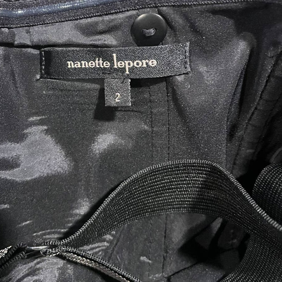 Nanette Lepore Strapless Mini Dress Bright Floral Print Heavy Stretch Cotton | 2 - Picture 7 of 8